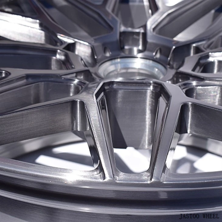 Brushed Grey 21*10/21*11 Inch Forged Aluminium Car Wheels