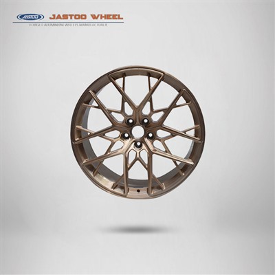 Rodas de liga leve de carro forjadas de 19 × 8,5 polegadas e 20 mm de bronzeado de bronze