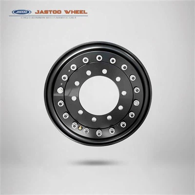 Rodas de caminhão forjado de estilo preto de 20 '' de 2 peças