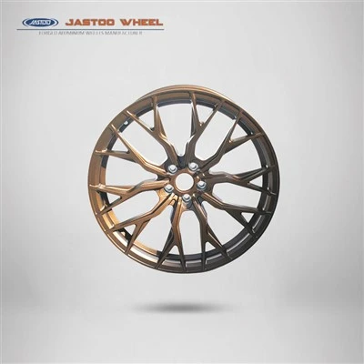 Rodas de carro forjadas em bronze fosco 5x112 de 21 polegadas