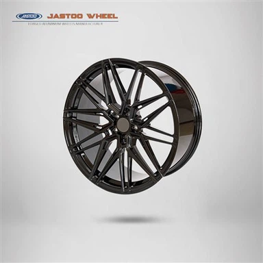 Rodas de carro de pintura preta brilhante de 22 × 10 polegadas para carro Audi